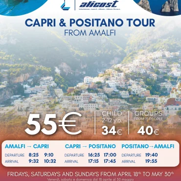 Capri & Positano Tour From Amalfi