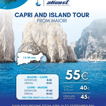 Capri & Island Tour From Maiori